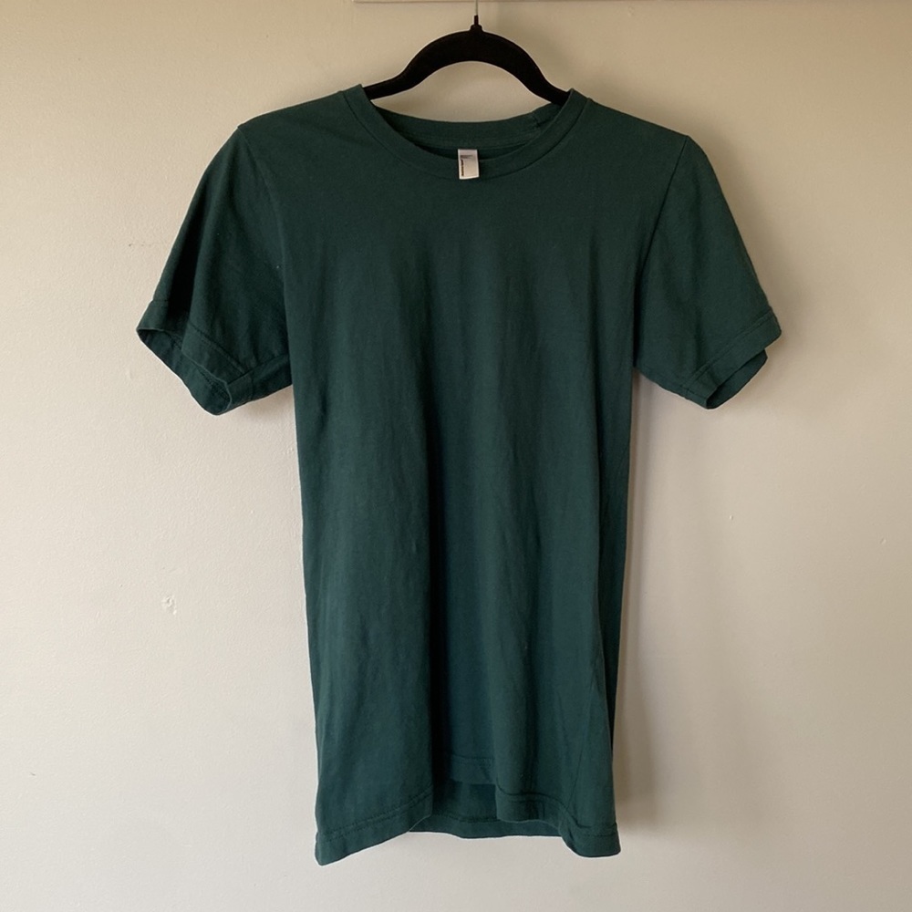 American Apparel green tee